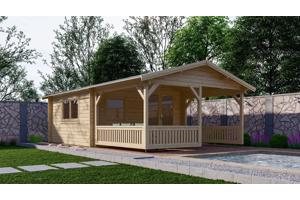 Nieuw luxe blokhut 5×4+3
