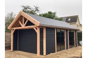 Maatwerk- Douglas houten bijgebouwen, tuinhuisjes