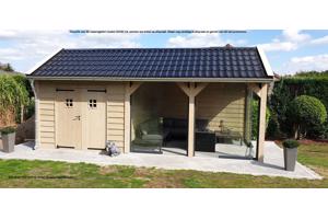 Maatwerk- Douglas houten bijgebouwen, tuinhuisjes