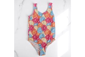 Meisjes badpak fruit meerkleurig 120 - 5-6 jaar