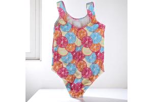 Meisjes badpak fruit meerkleurig 120 - 5-6 jaar