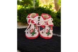 Junior Joy Babyschoenen rood beertje