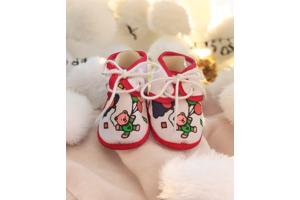 Junior Joy Babyschoenen rood beertje