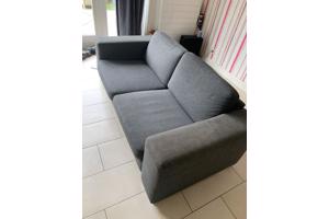 Zwart/Antraciet bank