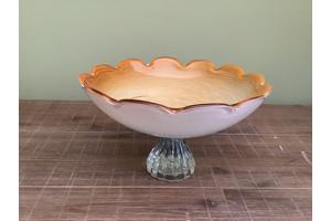 Glazen schaal  (3 verschillende lagen glas)