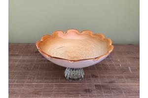 Glazen schaal  (3 verschillende lagen glas)