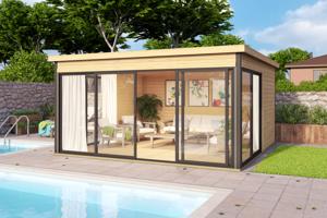 NIEUW Modern tuinhuis Domeo 5 Set