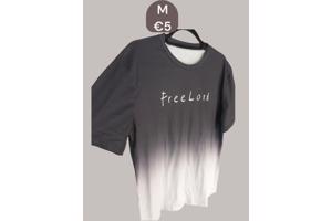 Heren t-Shirt Free Lord grijs M