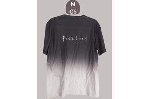 Heren t-Shirt Free Lord grijs M