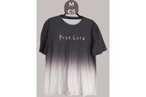 Heren t-Shirt Free Lord grijs M