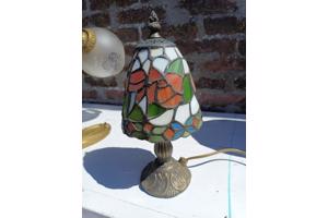 Glas in loodlamp (Tiffany stijl) te koop