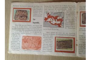 Oude interessante romeinse geschiedenis boek; Rome en Grieks