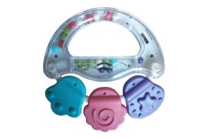 Bijtring met beweegbare items