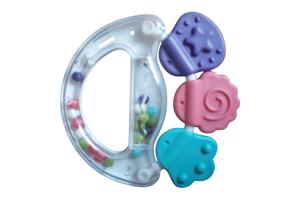 Bijtring met beweegbare items