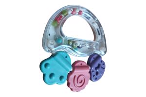 Bijtring met beweegbare items