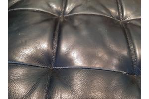 Tweezits leren bank ikea