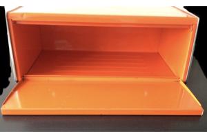 Vintage Oranje Broodtrommel