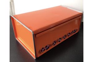 Vintage Oranje Broodtrommel