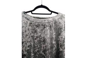 Shein velours mintgroen shirt L