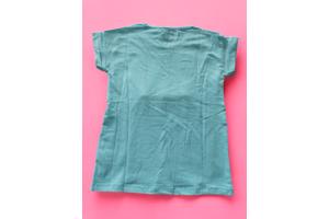 Glo-Story t-shirt flamingo's turquoise 122