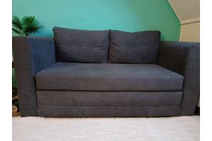 Zeer mooie 2 persoons slaapbank kleur antraciet/grijs.