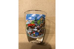 Borrelglaasje Oberammergau (Zuid-Duitsland) borrel glas