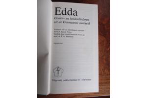 Jan De Vries  -  EDDA  Goden en Heldenliederen