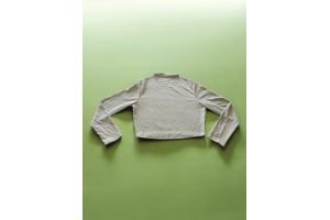 Crop top mintgroen lange mouwen XXL