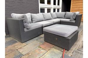 Loungeset grijs / antraciet