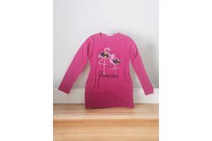 Seagull lang shirt flamingo's forever glitter 170/176