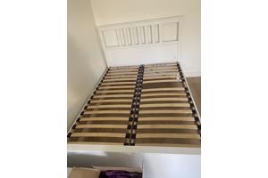 Wit ikea bed frame 140 cm