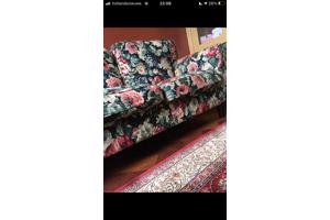 Ikea Ektorp 3-zits bank, bloemen overtrek