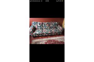 Ikea Ektorp 3-zits bank, bloemen overtrek