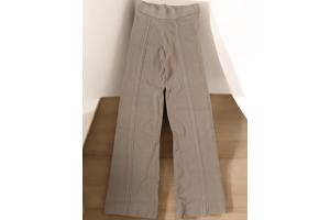 JCL stoffen broek hoge taille taupe one size XS-L