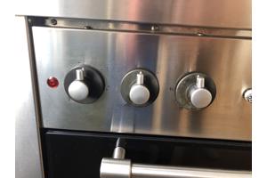 Solitaire rvs-fornuis 5 pitten plus oven