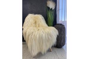 Schapenvachten, decoratief lang haar, biologisch gelooid