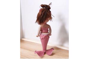 Mermaid zeemeermin pop roze 18cm