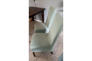 Tafel 160x90/240x90 en 4 stoelen