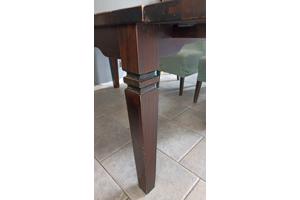 Tafel 160x90/240x90 en 4 stoelen