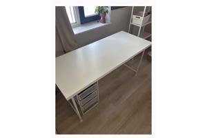 Ikea bureau 140x60 cm met open kastje