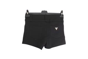 Stretchy korte broek met studs zwart M