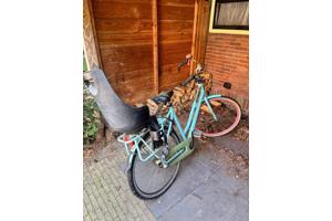Gazelle fiets met kinderzitje