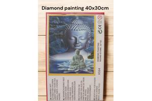 Diamond Painting Pakket - Boeddha - 40x30 cm - Complete Set