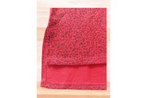 Yessica shirt lange mouwen panter rood M