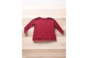 Yessica shirt lange mouwen panter rood M