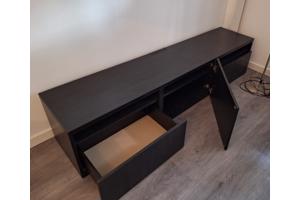 Zwart tv meubel ikea BESTÅ