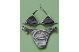 tweedelige bikini khaki groen L