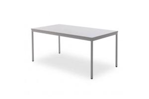 4 metalen grijze tafels