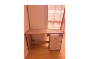 Bureautafel Hout/wit