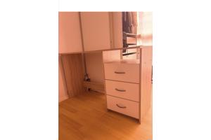 Bureautafel Hout/wit